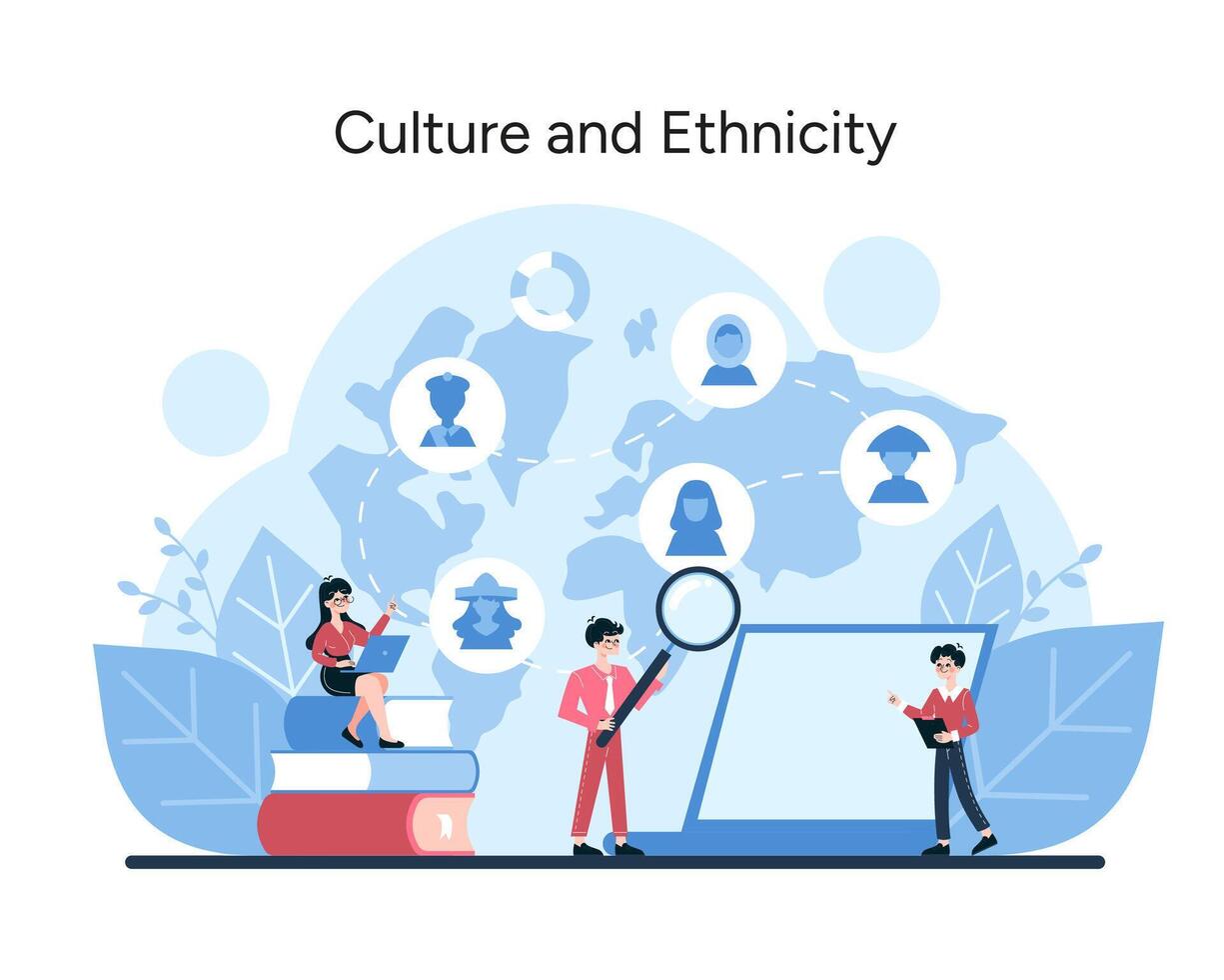 Culture and Ethnicity in Market Segmentation vector