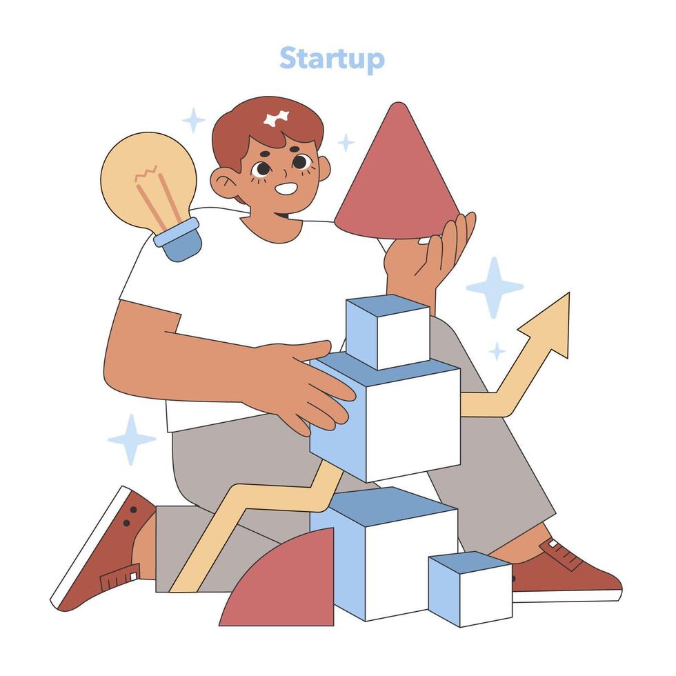 Startup concept. illustration. vector