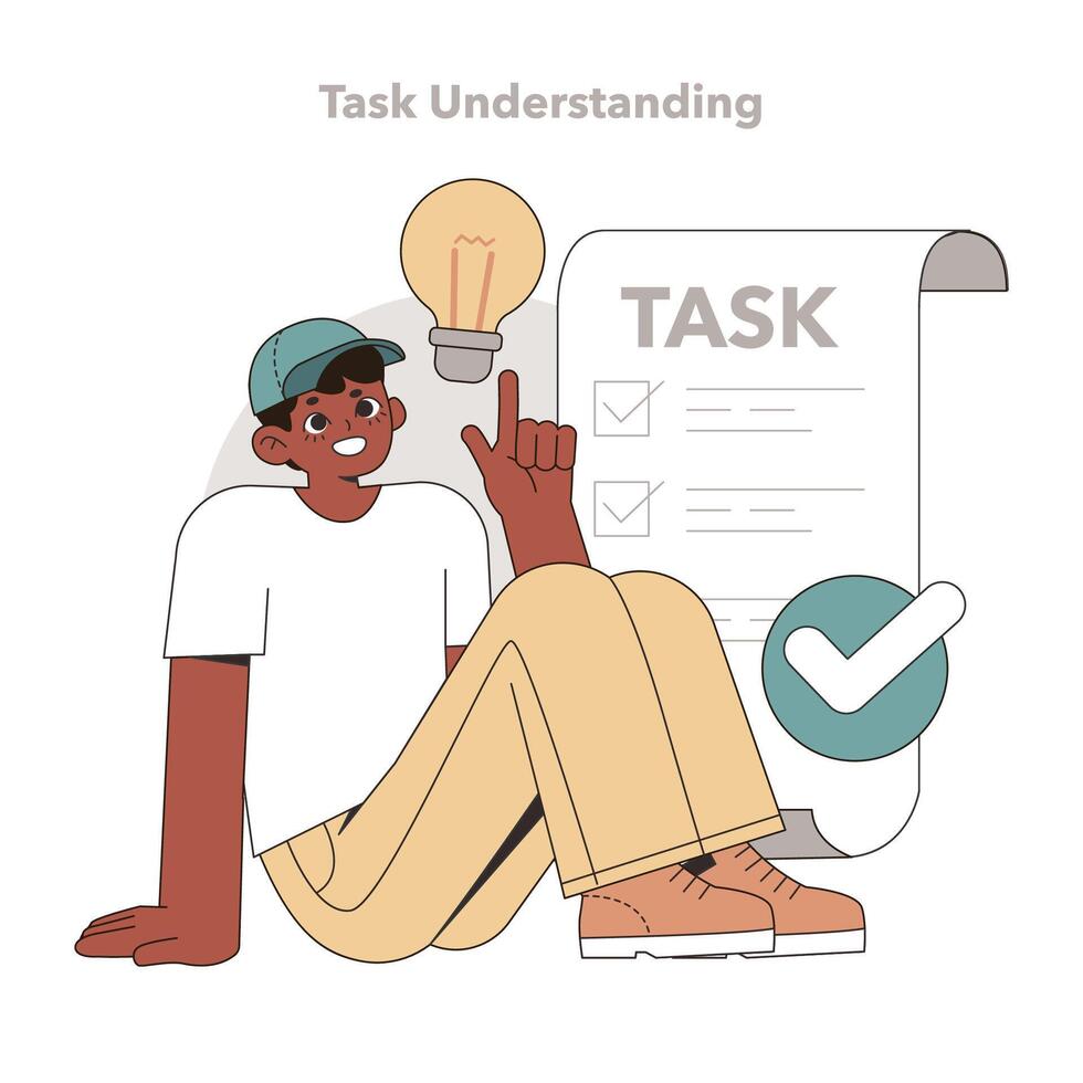 Task Understanding concept. illustration. vector