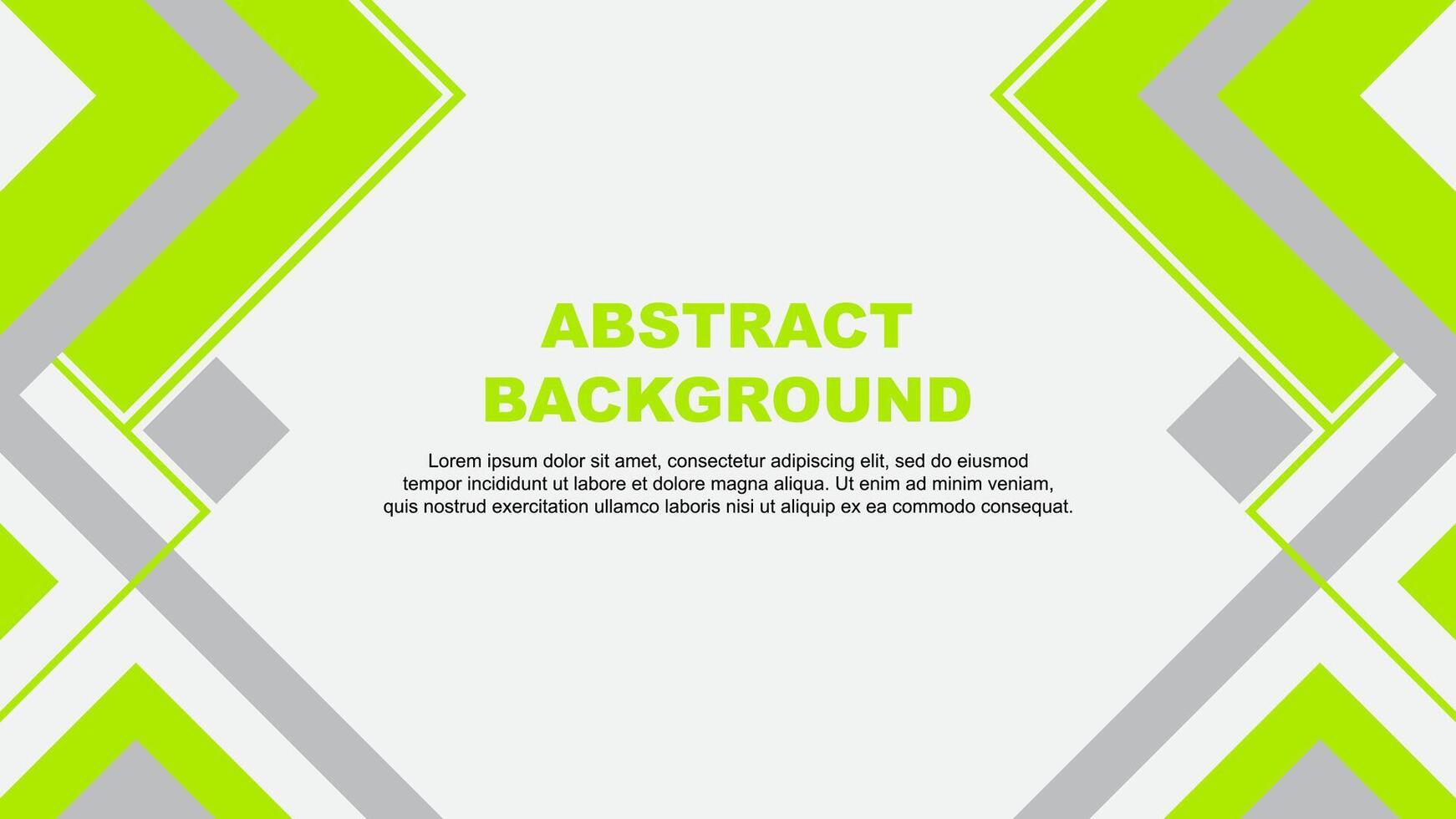 Abstract Background Design Template. Banner Wallpaper Illustration. Lime Green Banner vector