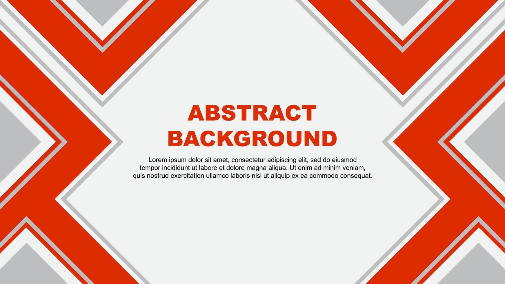 Abstract Background Design Template. Banner Wallpaper Illustration. Deep Orange vector
