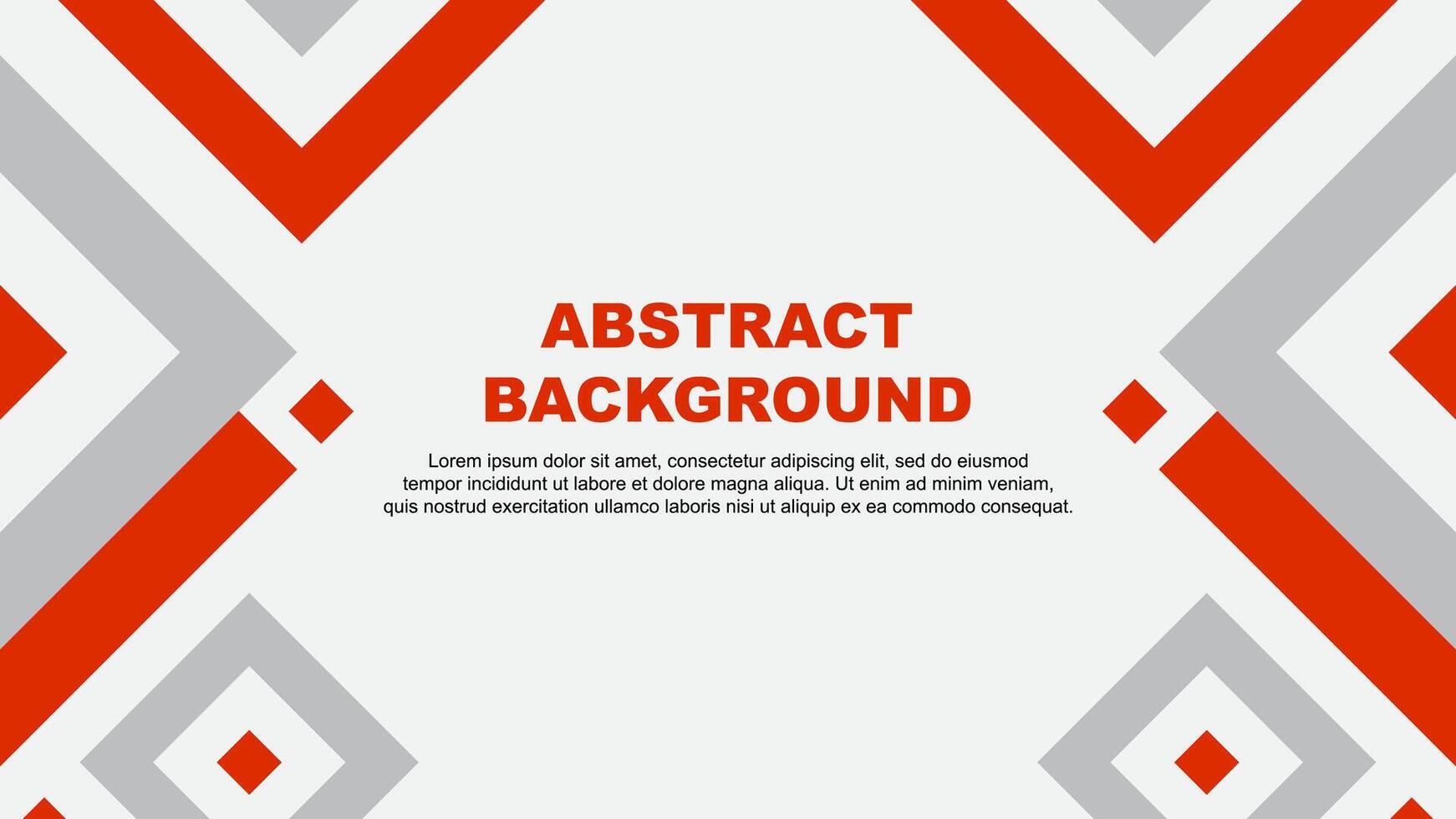 Abstract Background Design Template. Banner Wallpaper Illustration. Deep Orange Template vector