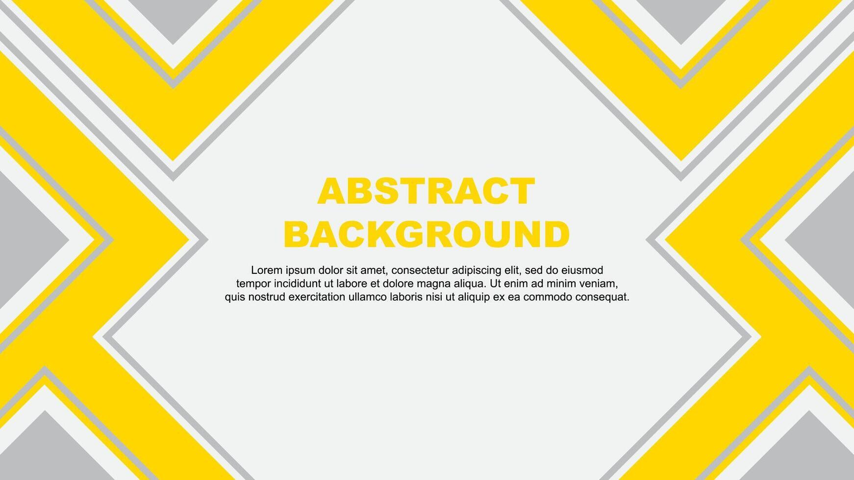 Abstract Background Design Template. Banner Wallpaper Illustration. Yellow vector