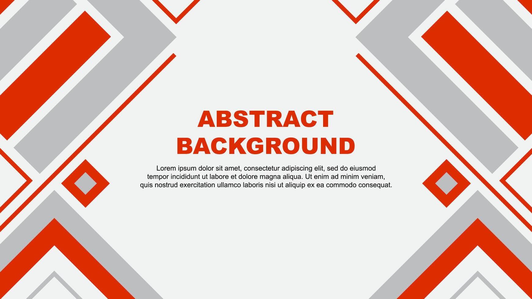 Abstract Background Design Template. Banner Wallpaper Illustration. Deep Orange Flag vector