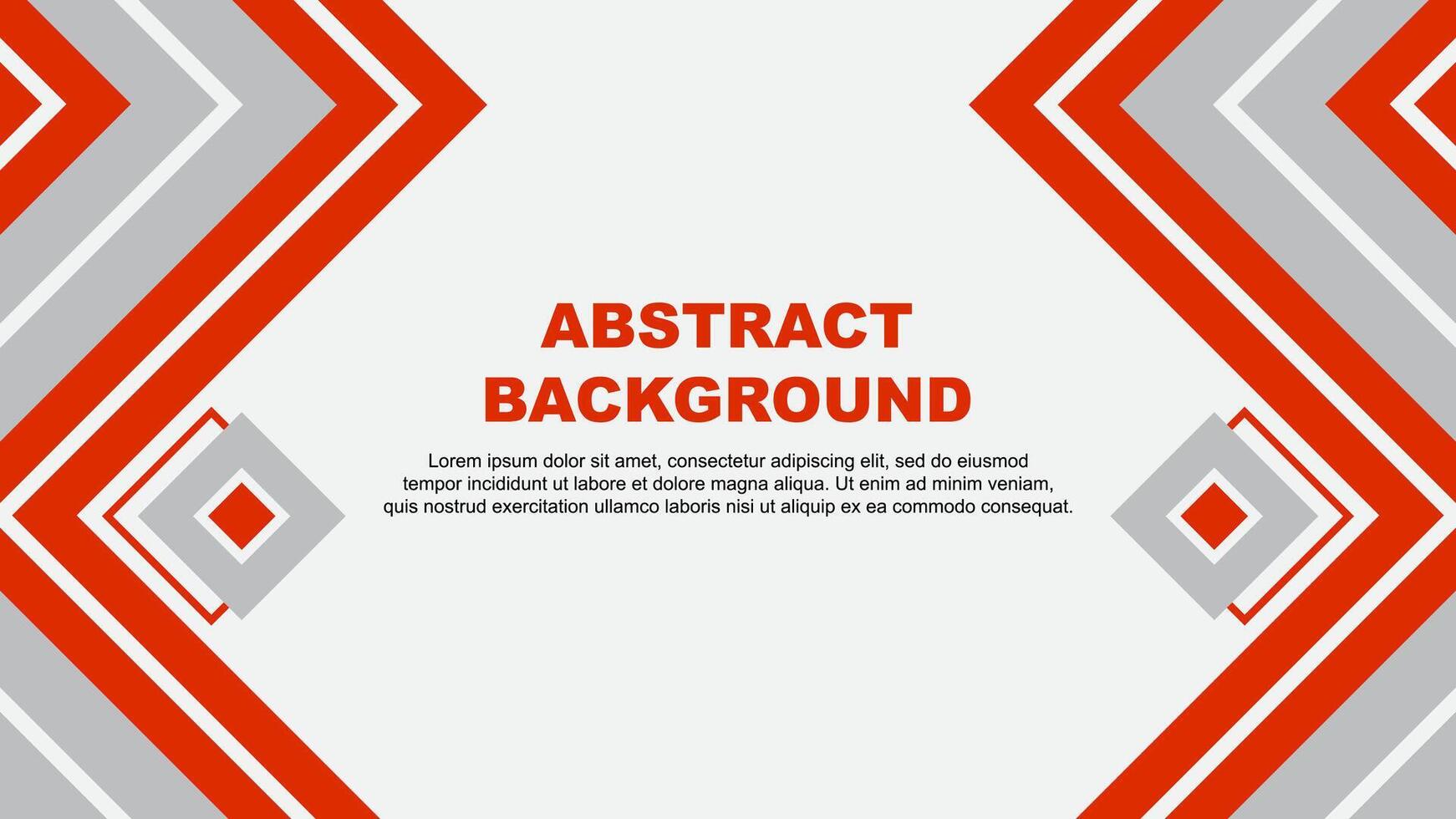 Abstract Background Design Template. Banner Wallpaper Illustration. Deep Orange Design vector