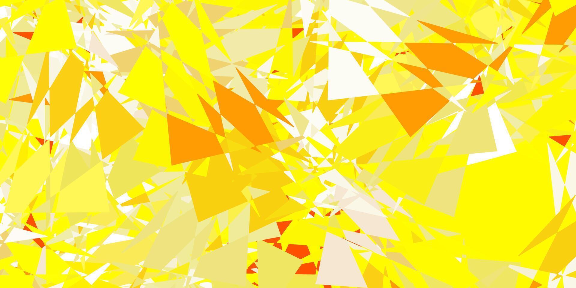 Light orange texture with random triangles. vector