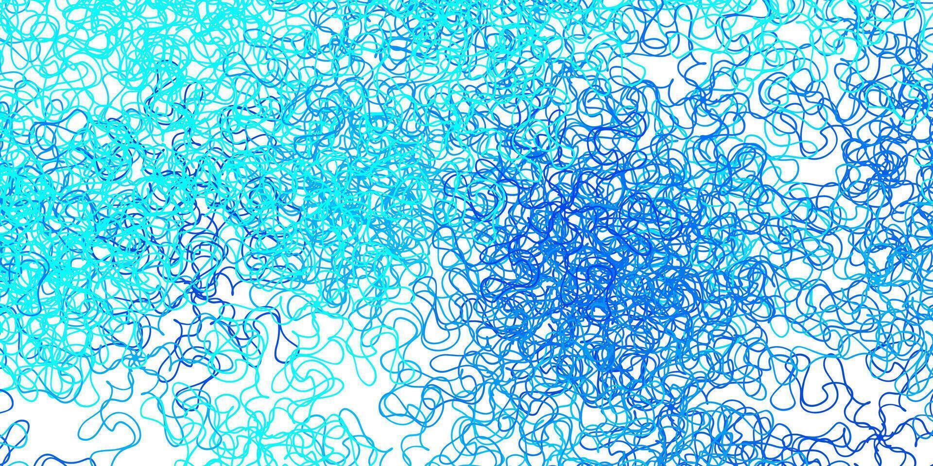 Light blue pattern with curves. vector