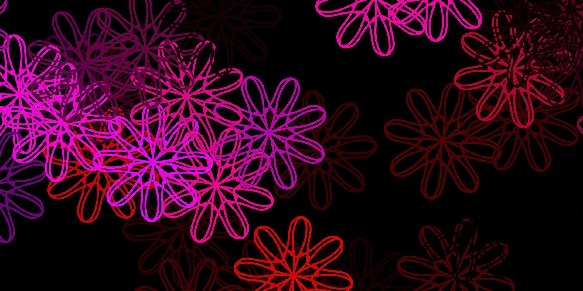 Dark Pink backdrop with chaotic shapes. vector