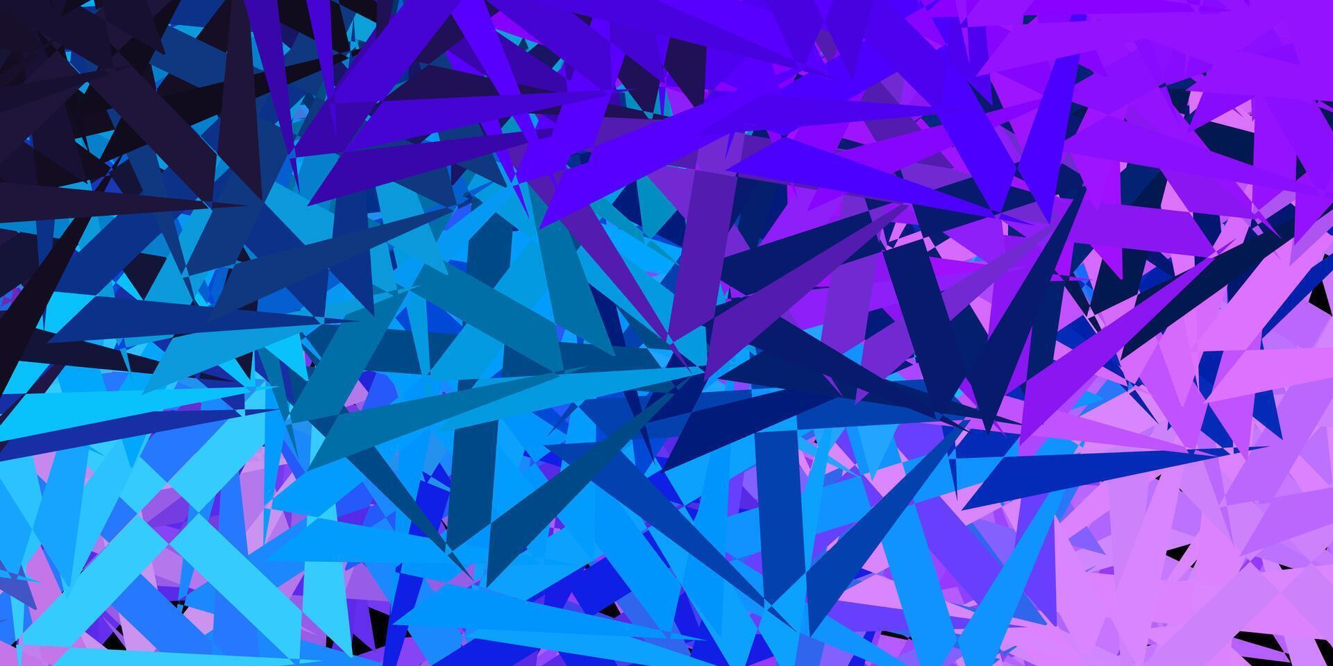 oscuro rosa, azul modelo con poligonal formas vector
