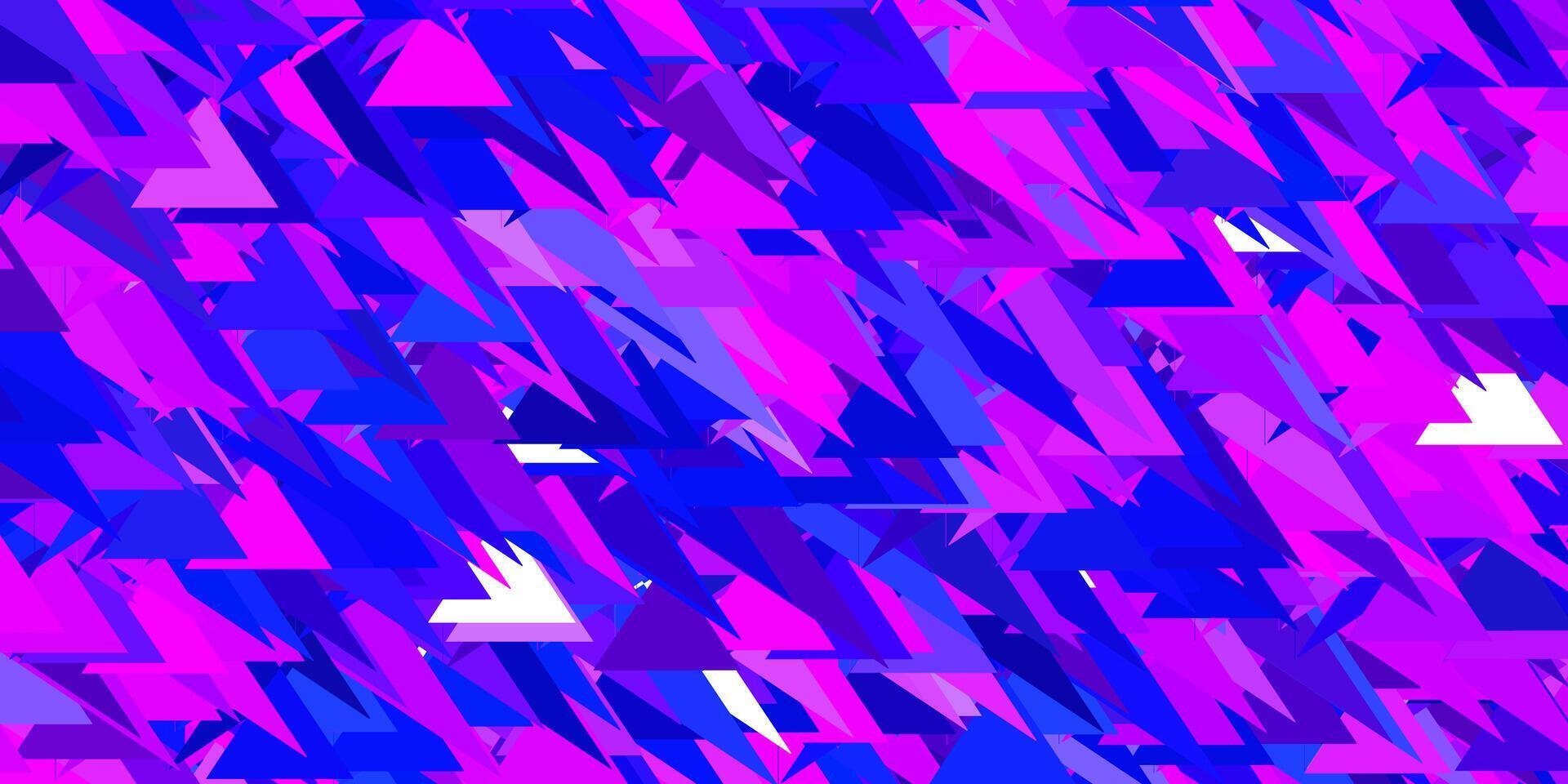 Light pink, blue background with polygonal forms. vector