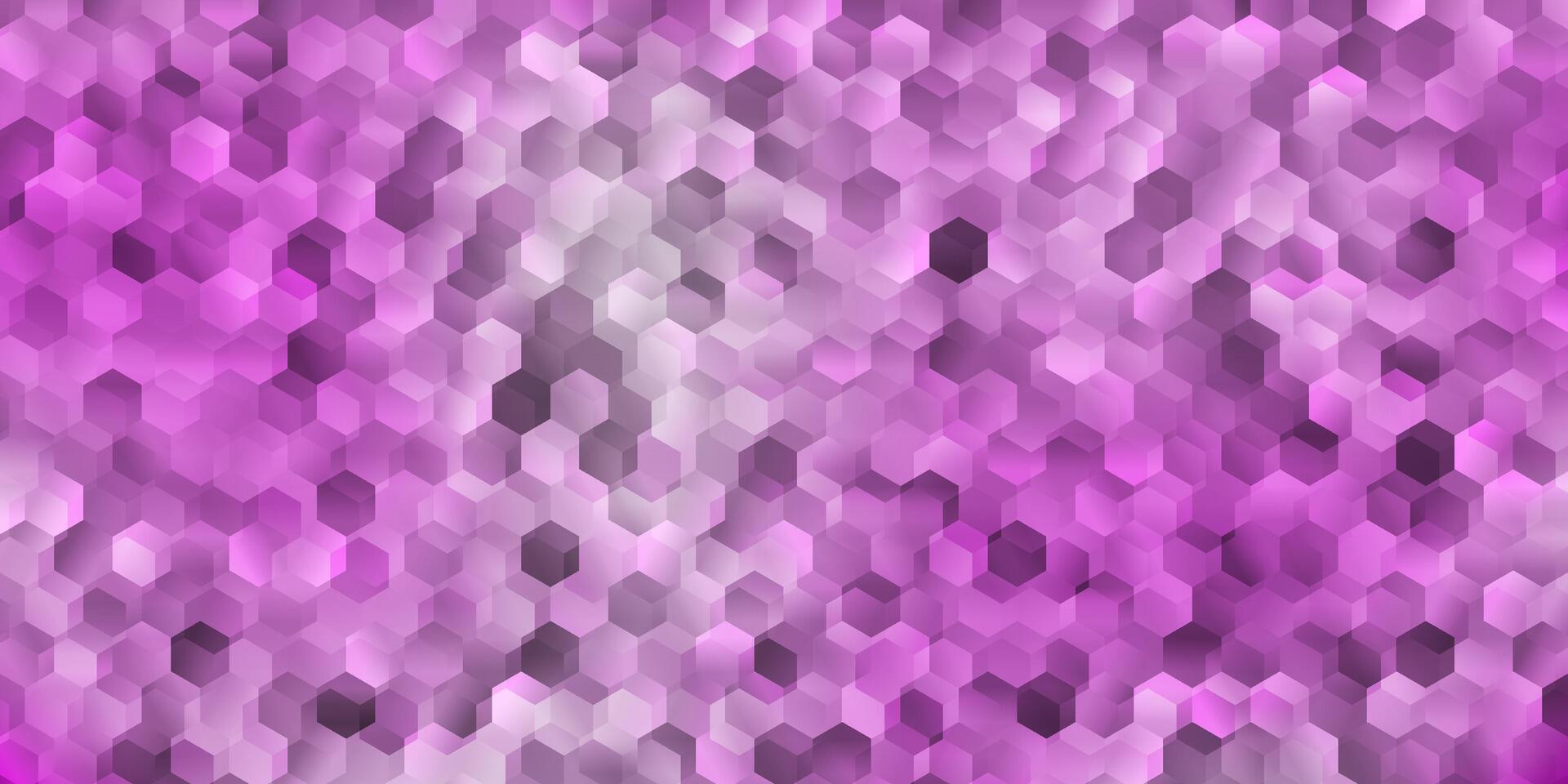 Light pink backdrop with a batch of hexagons. vector