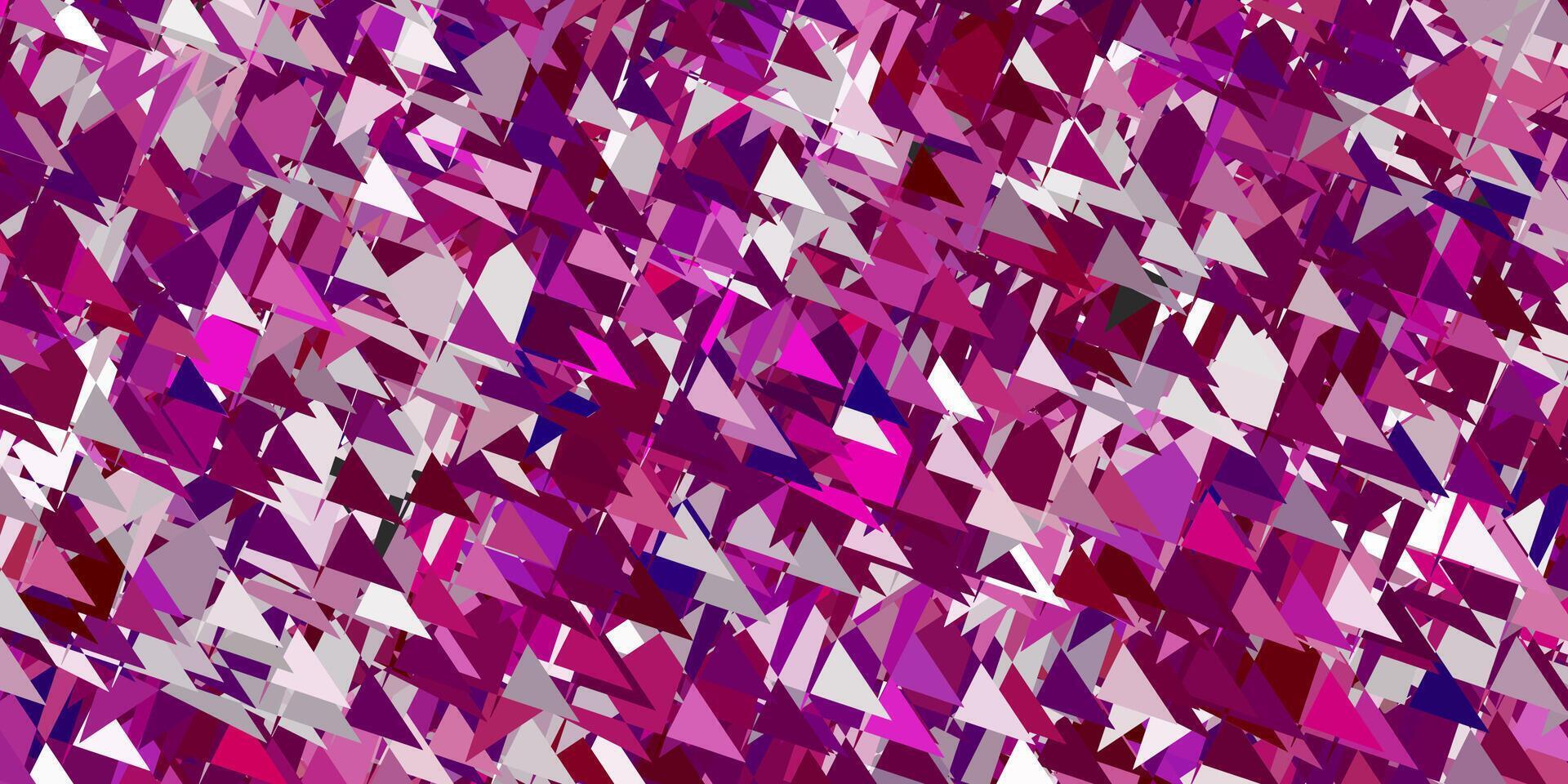 Light pink texture with random triangles. vector