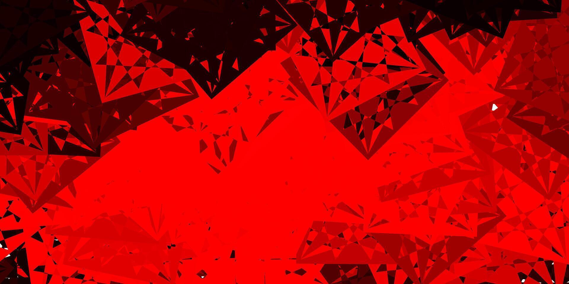 Dark Red texture with random triangles. vector