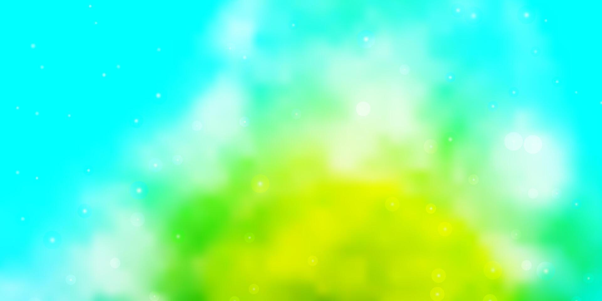 Light Blue, Green texture with beautiful stars. vector