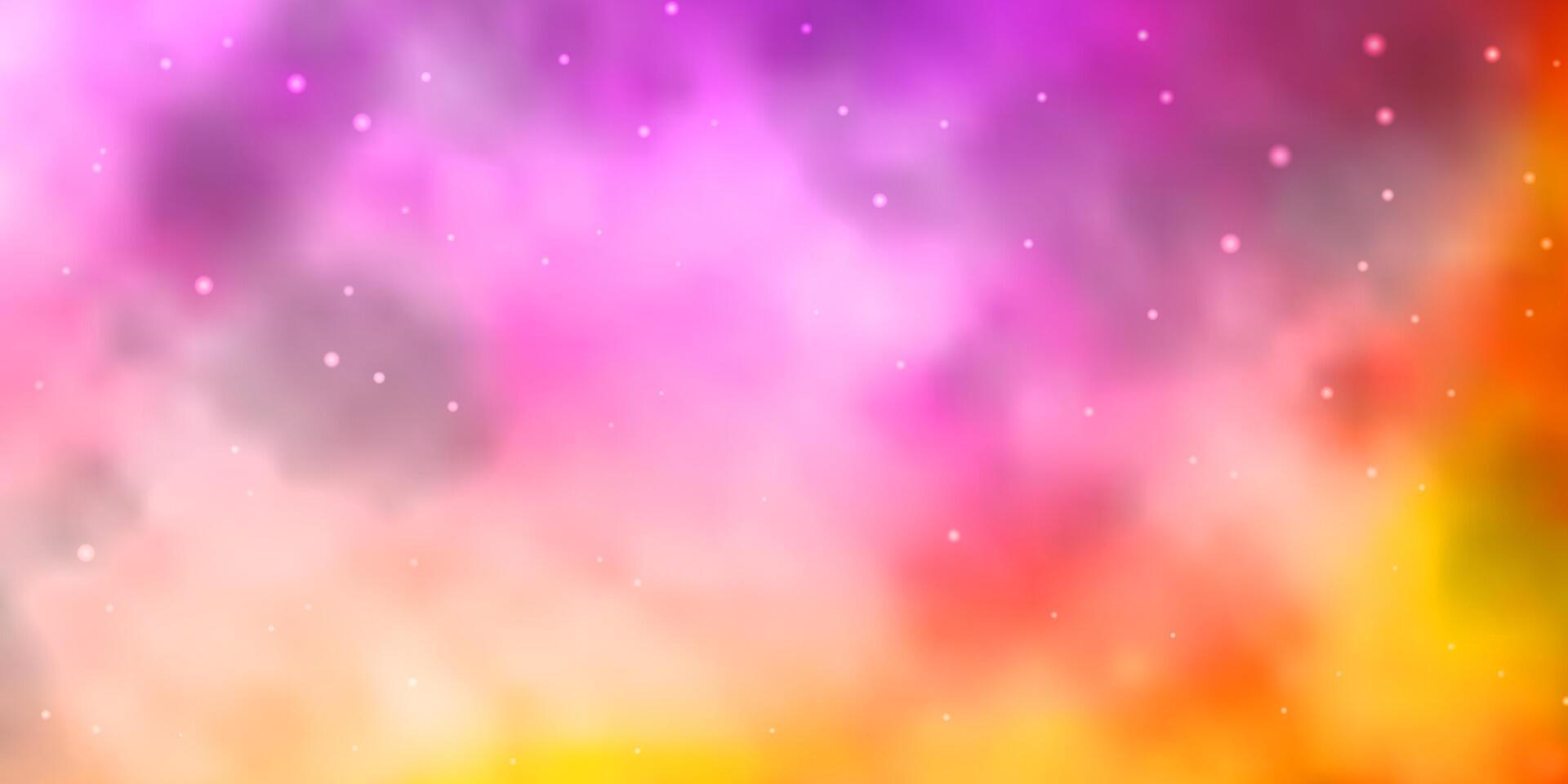 Light Blue, Yellow pattern with abstract stars. vector