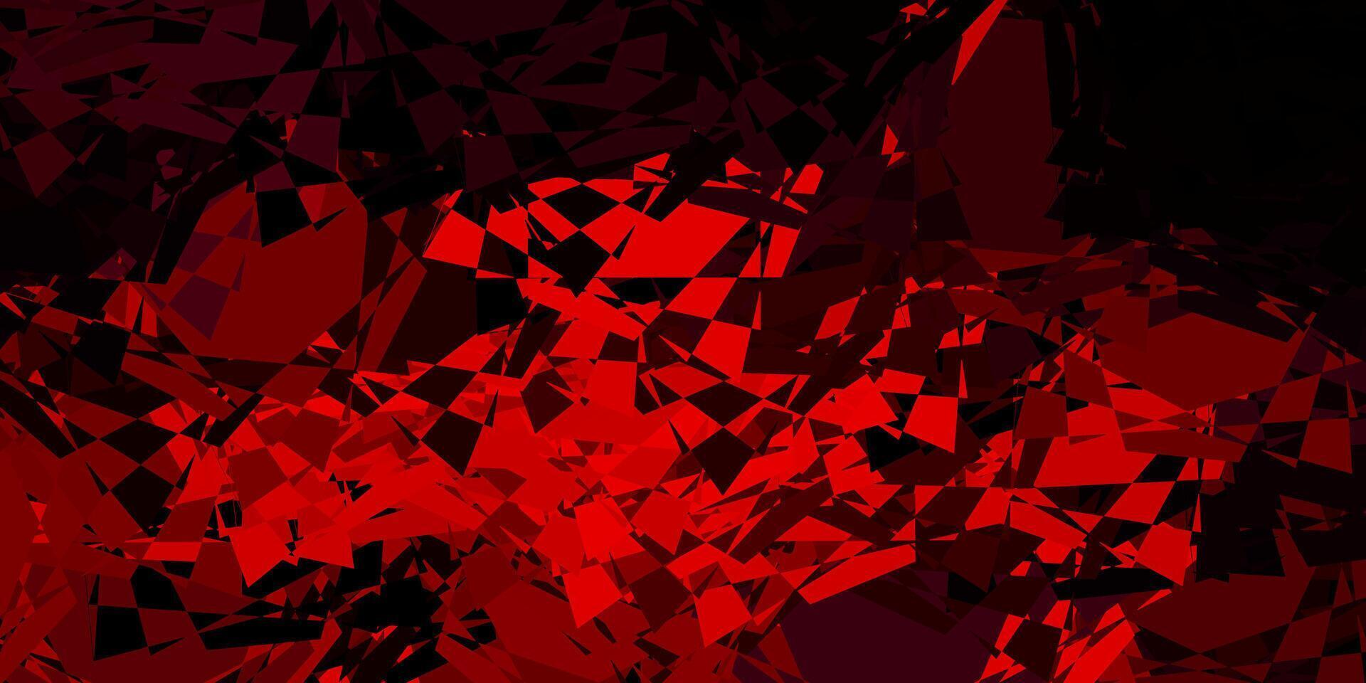 Dark Pink background with polygonal forms. vector