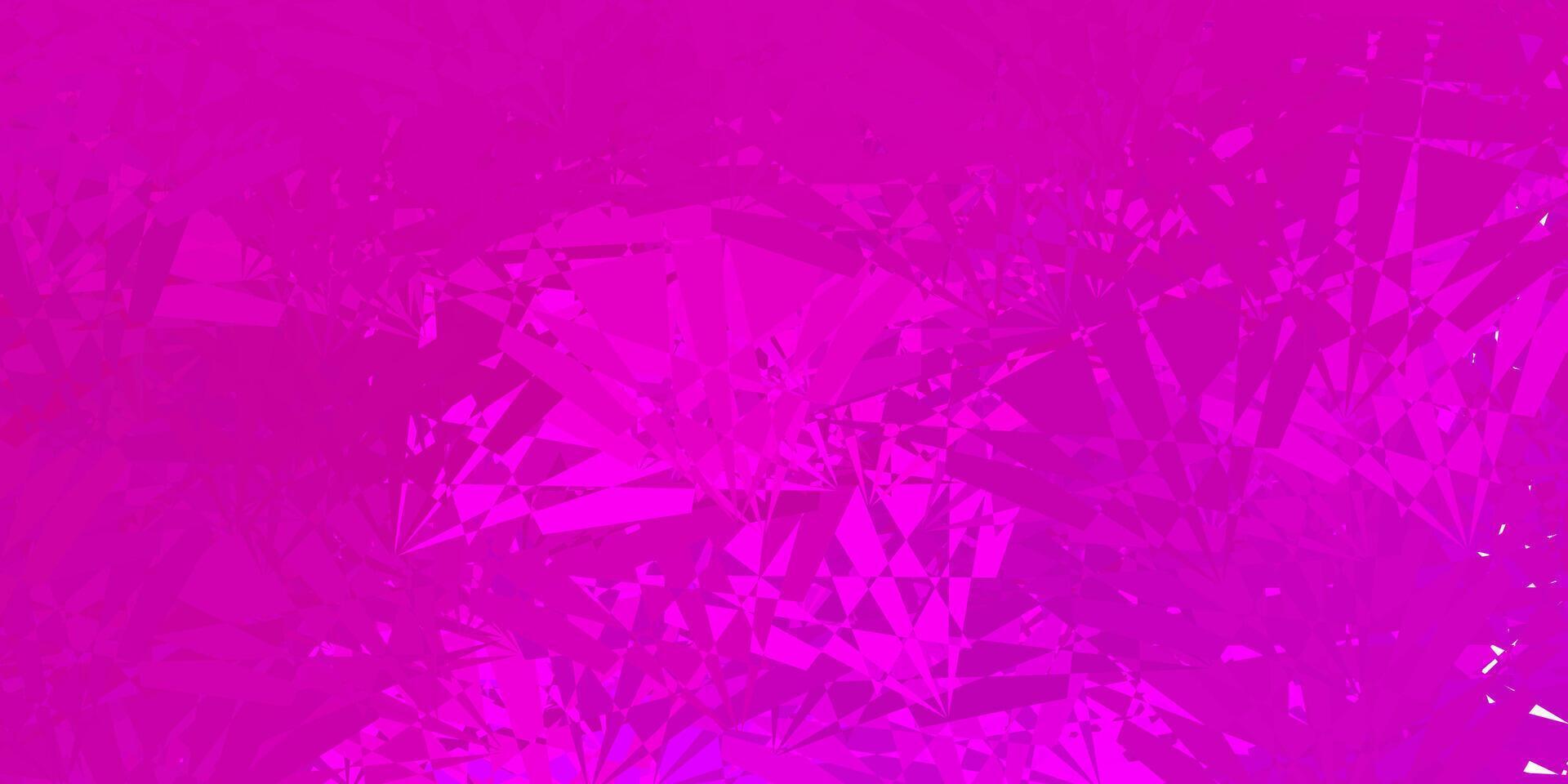ligero rosado antecedentes con poligonal formularios vector
