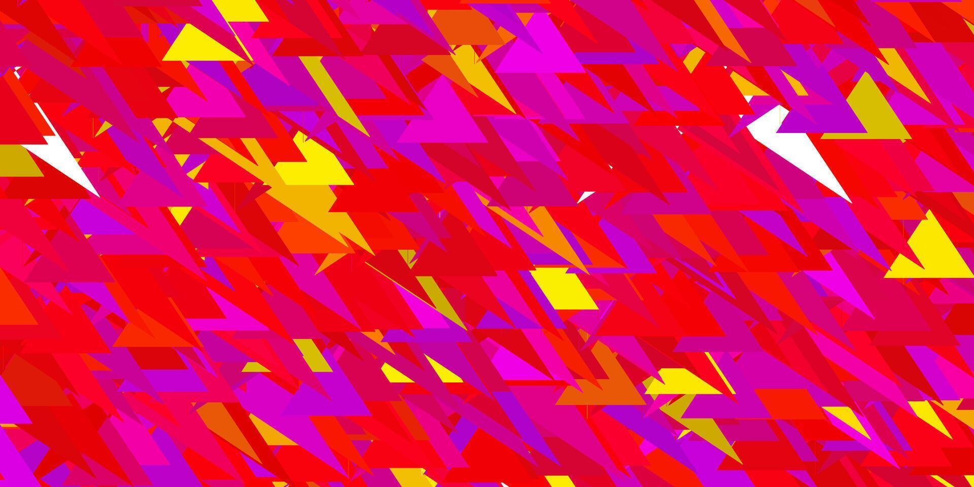 Light pink, yellow background with polygonal forms. vector