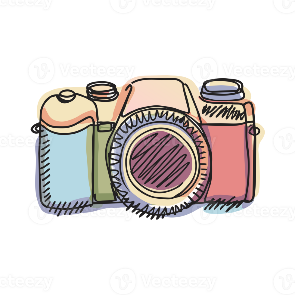 colorful camera slr png