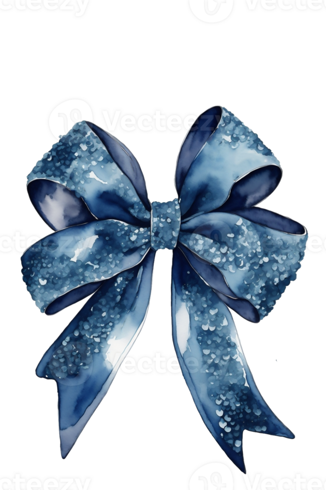 A bow with a watercolor png