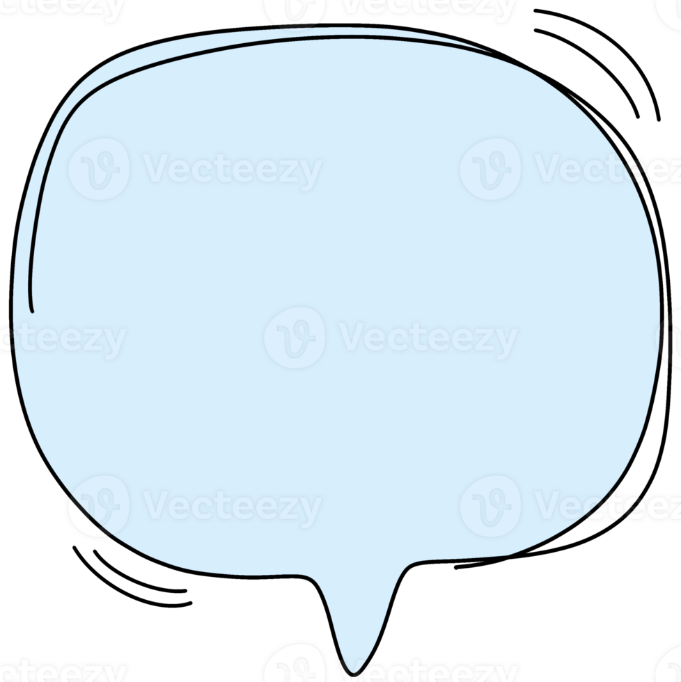 Square speak text png