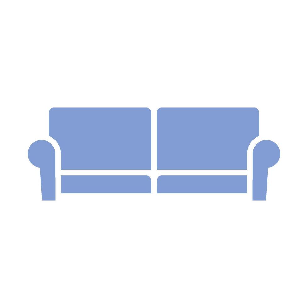 Sofa Couch Icon Template Illustration Design vector