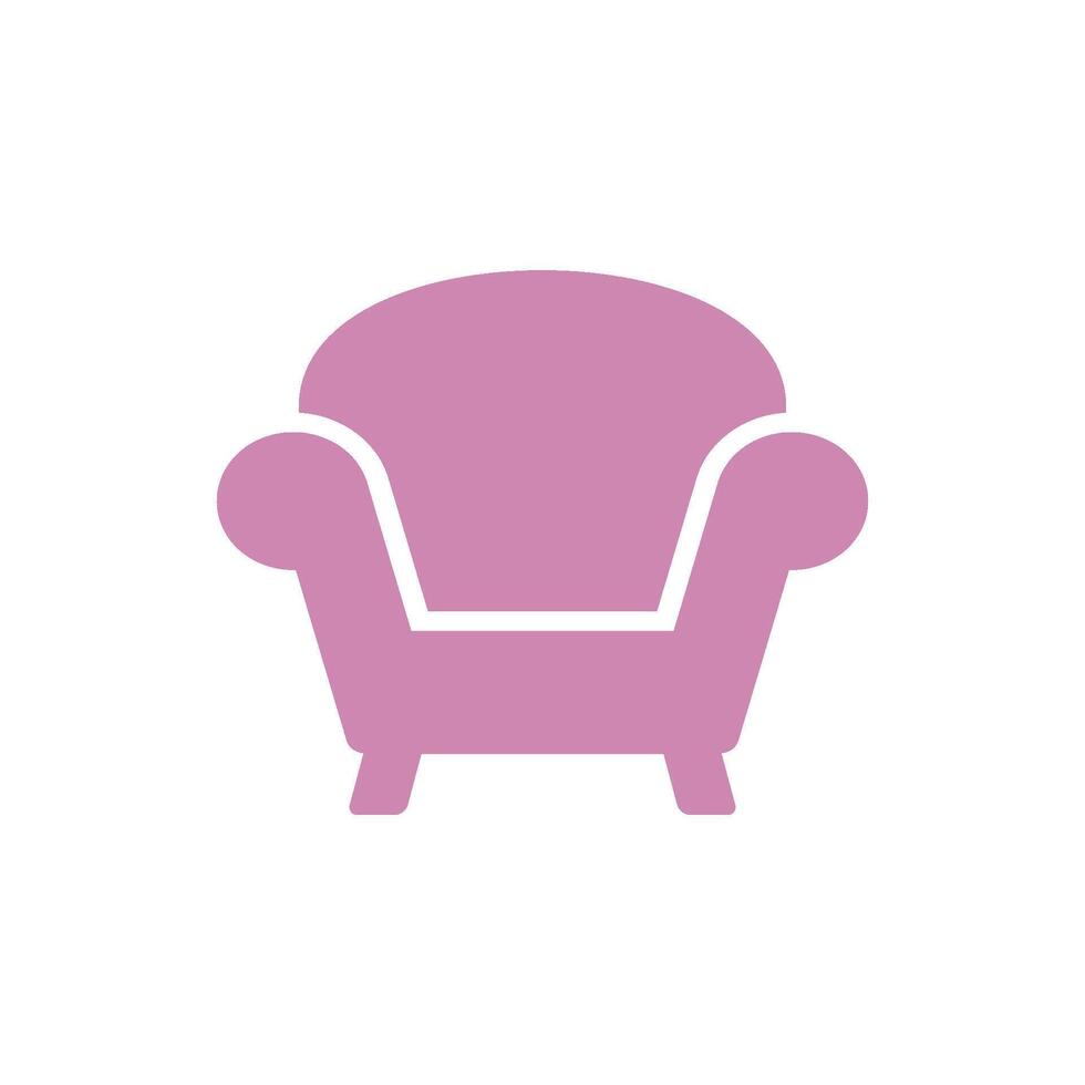 Sofa Couch Icon Template Illustration Design vector