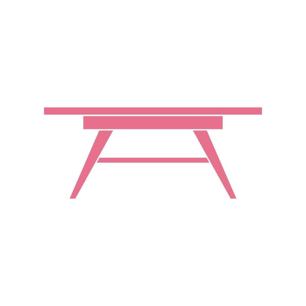 mesa icono modelo ilustración diseño vector