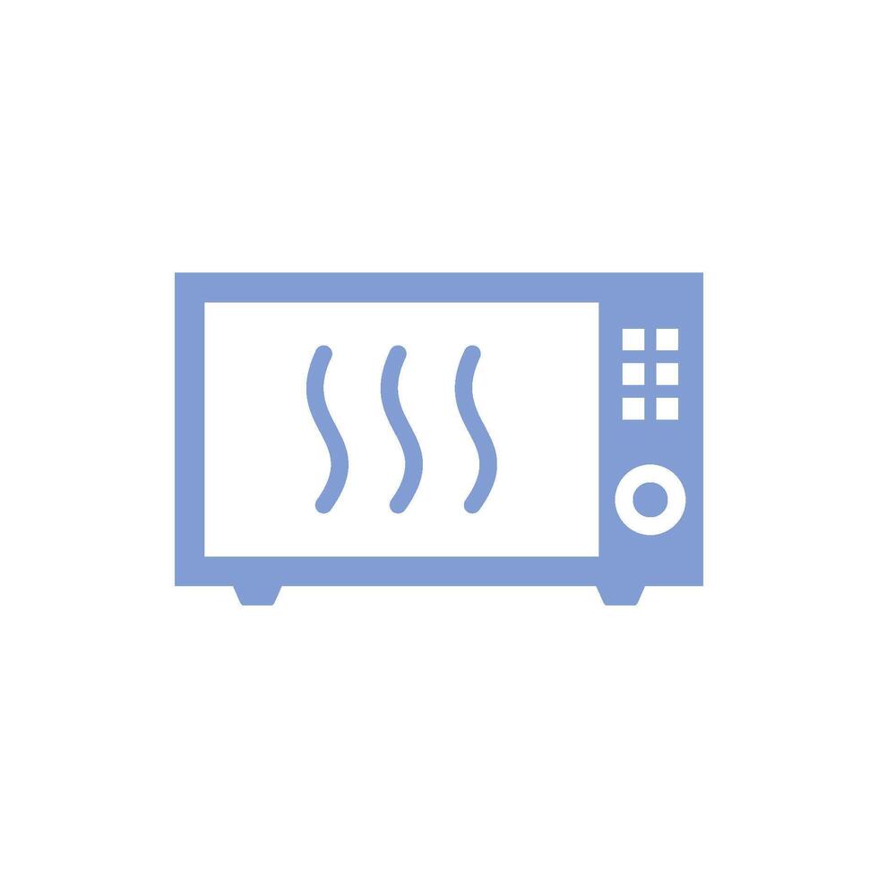 Microwave Icon Template Illustration Design vector