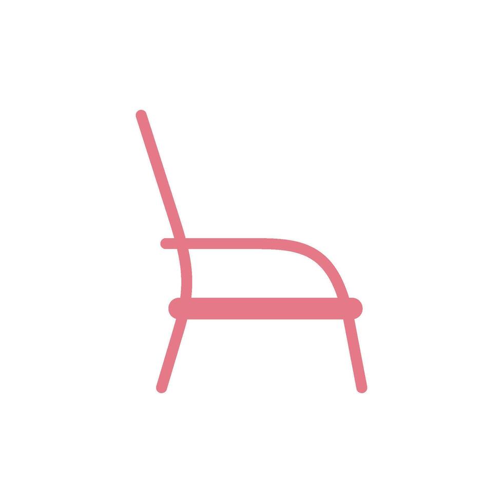 silla icono modelo ilustración diseño vector