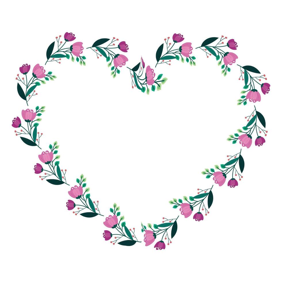 hand drawn hearts border and frame vector
