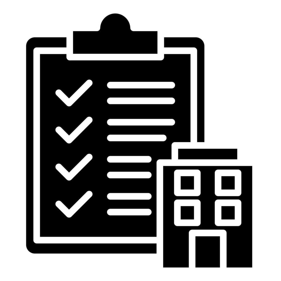 Office Planning icon line illustration vector