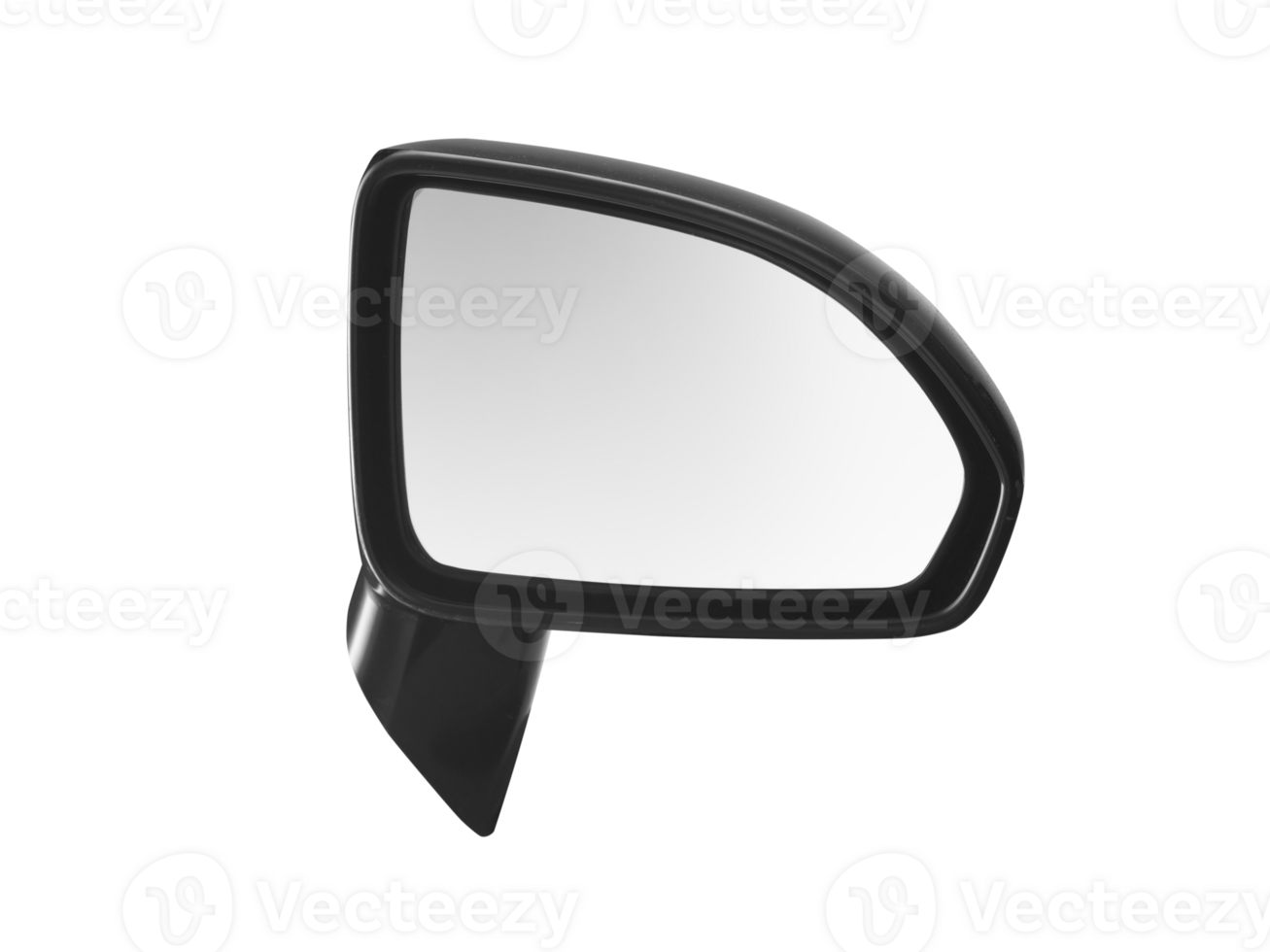 side rear view mirror on a car, transparent background png