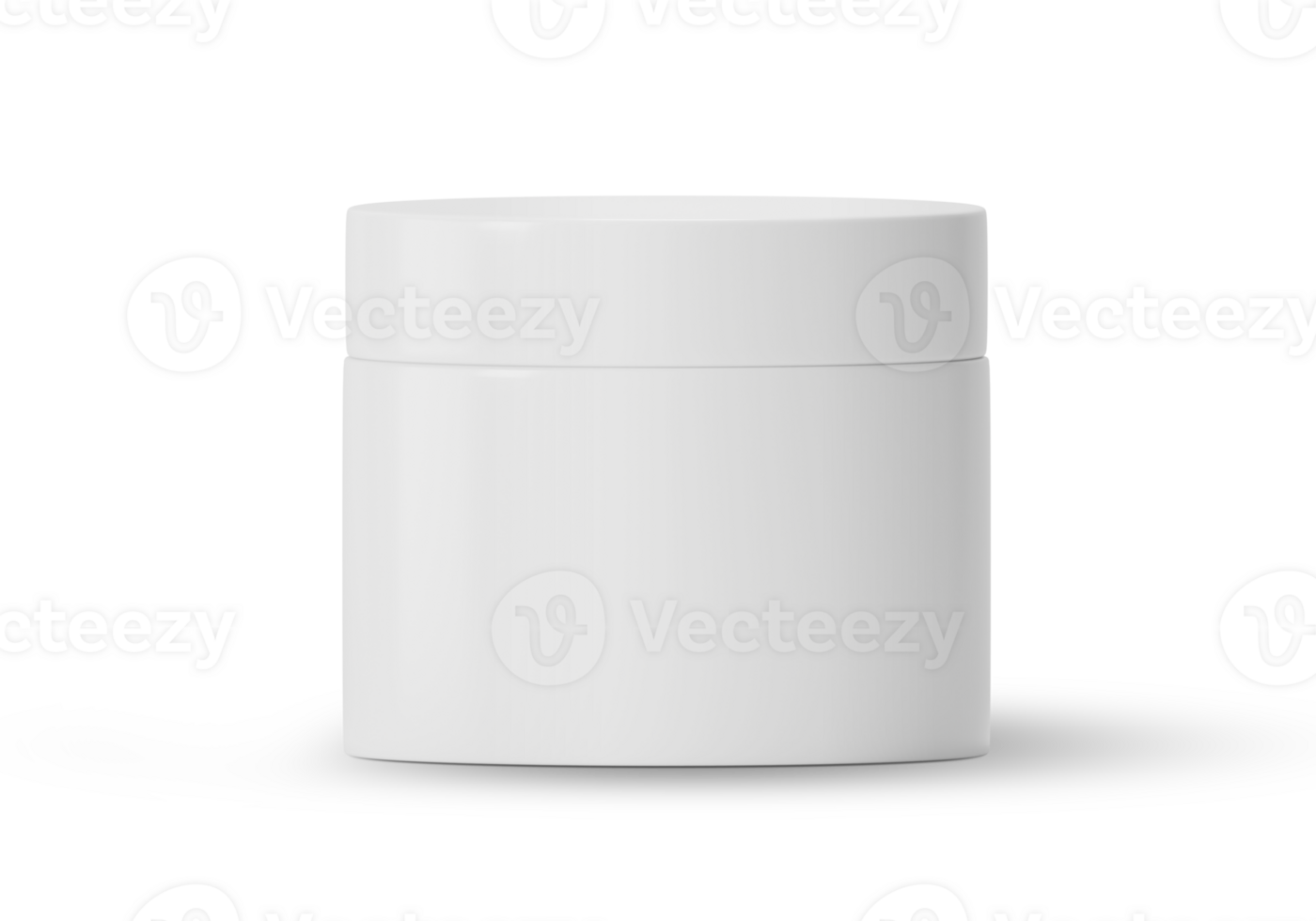 close up of beauty cream container, transparent background png