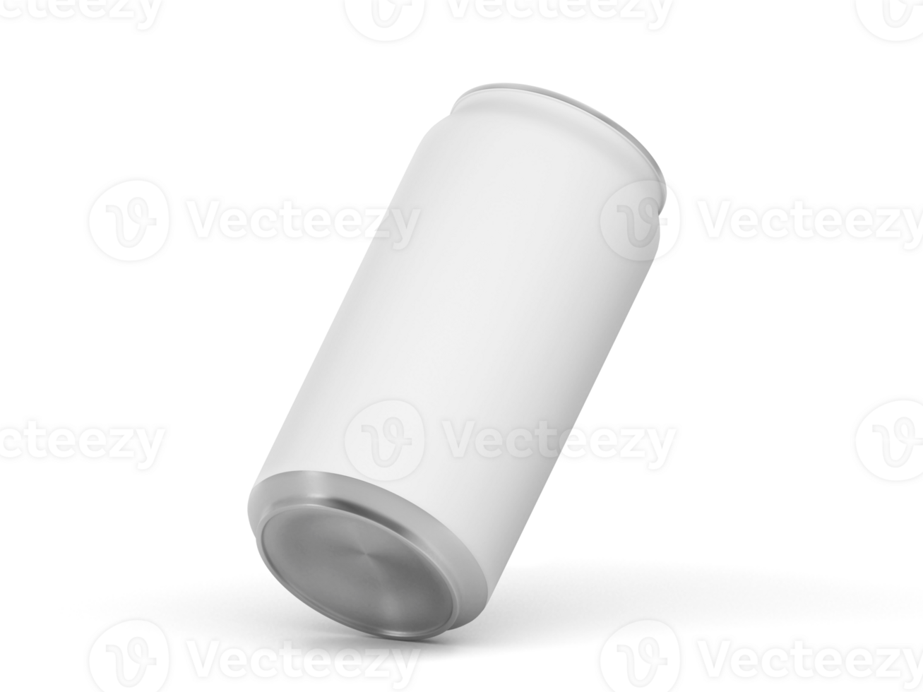 Aluminum drink can mockup, transparent background png