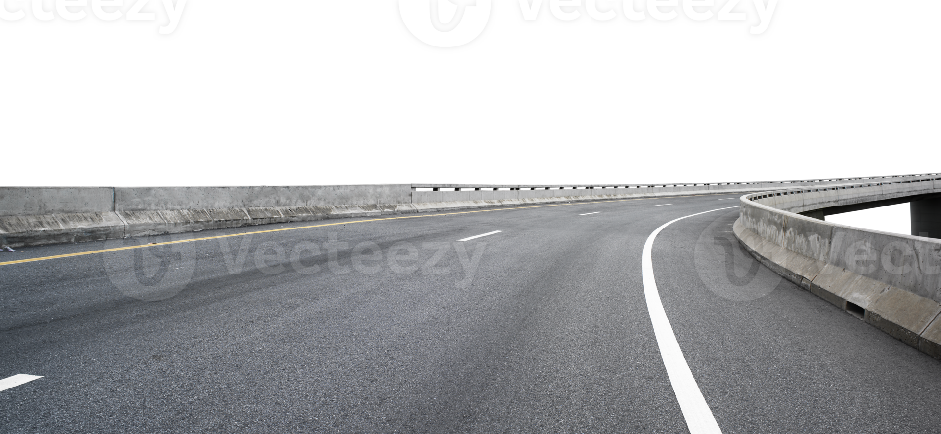 High speed corner overpass, transparent background png