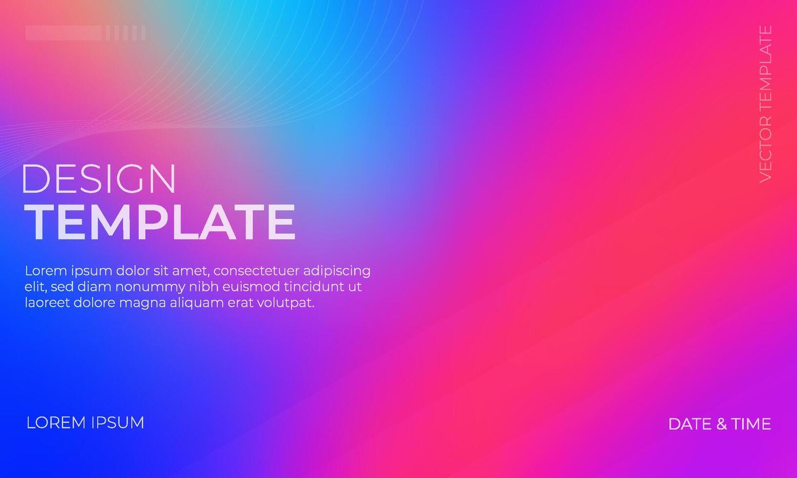 Abstract Blue Orange Magenta Gradient Background Illustration vector