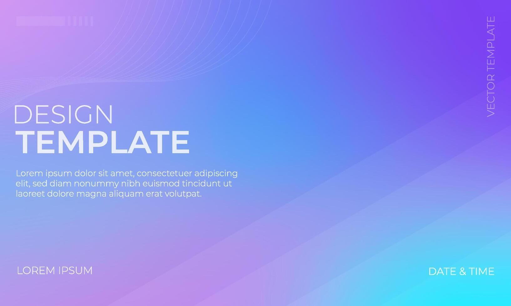 Charming Cyan and Lavender Gradient for Visual Projects vector