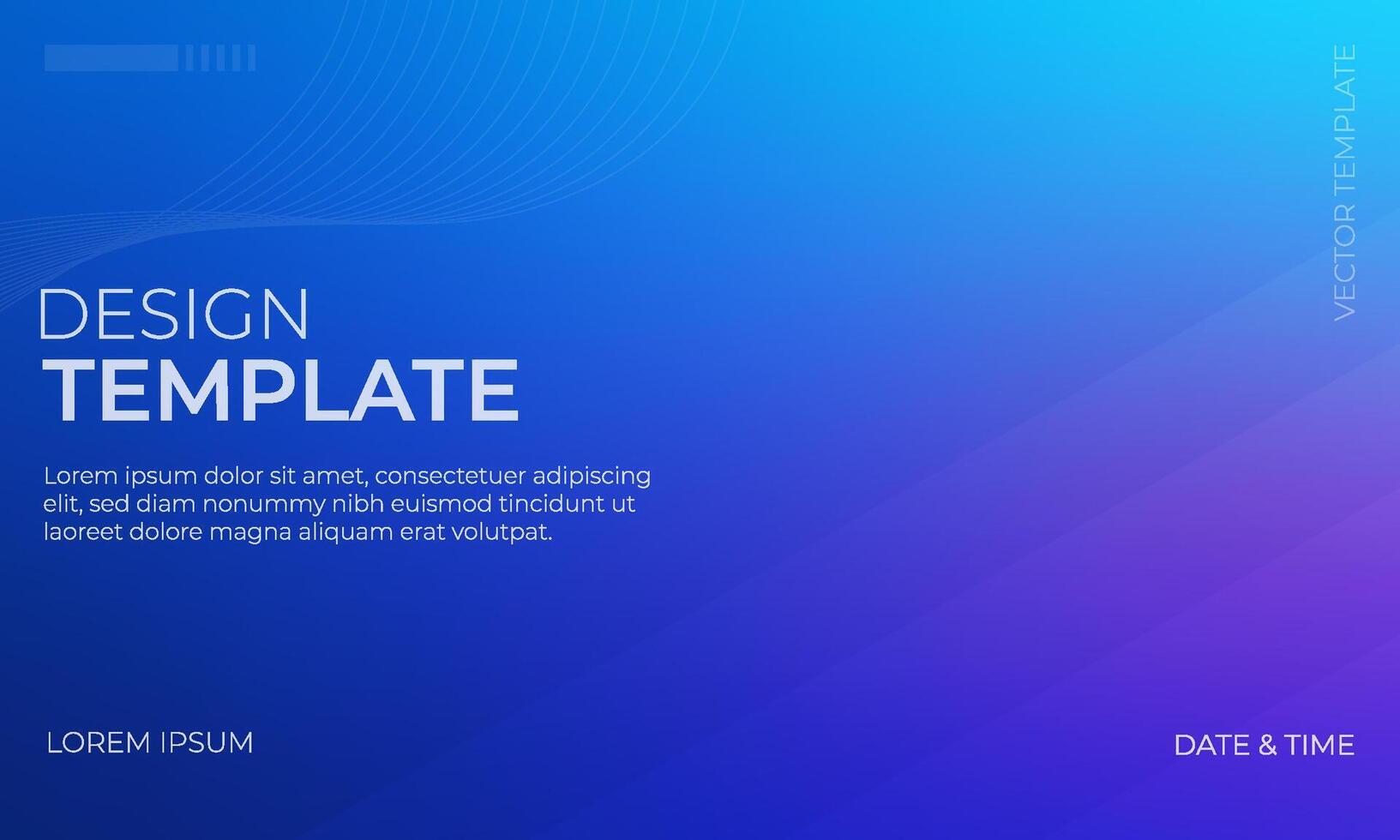 Elegant Cyan and Indigo Gradient Backdrop for Designers vector