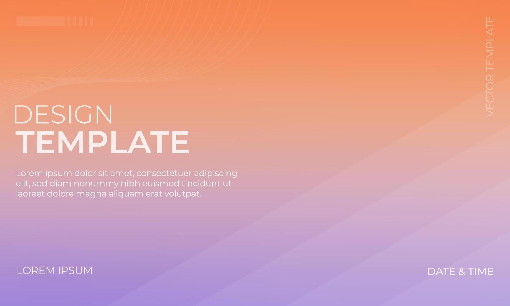 Abstract Blue Orange Lavender Gradient Background Design vector