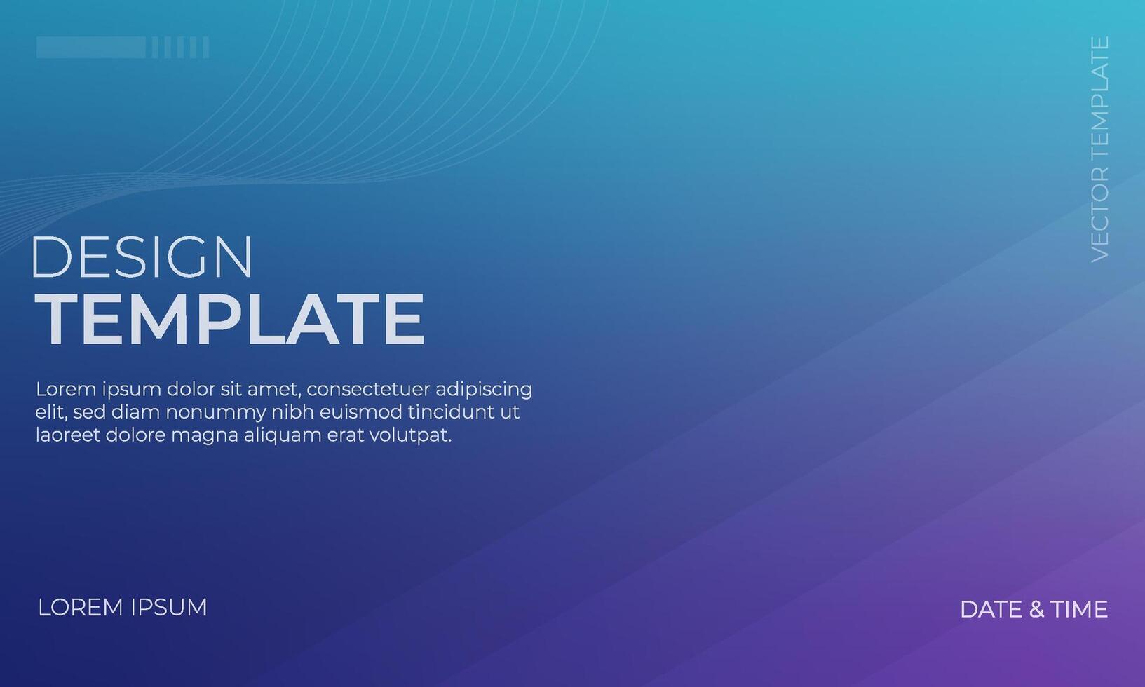 Cyan and Indigo Gradient Background for Modern Website Design vector