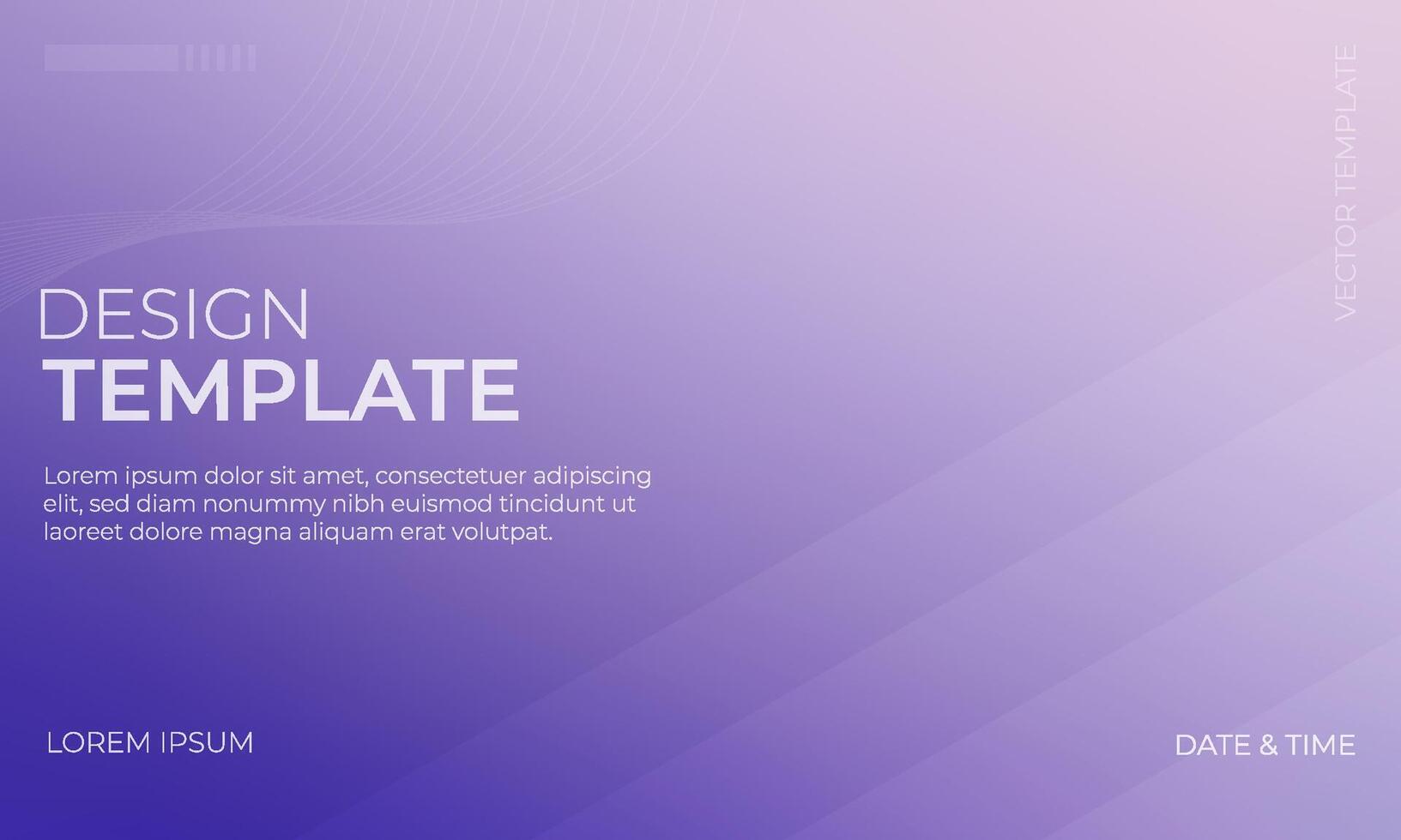 Blue Lavender Indigo Gradient Background Concept vector