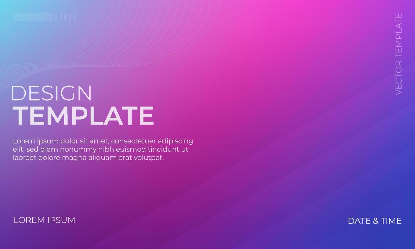 Unique Gradient Background with Blue Purple and Magenta Color Scheme vector