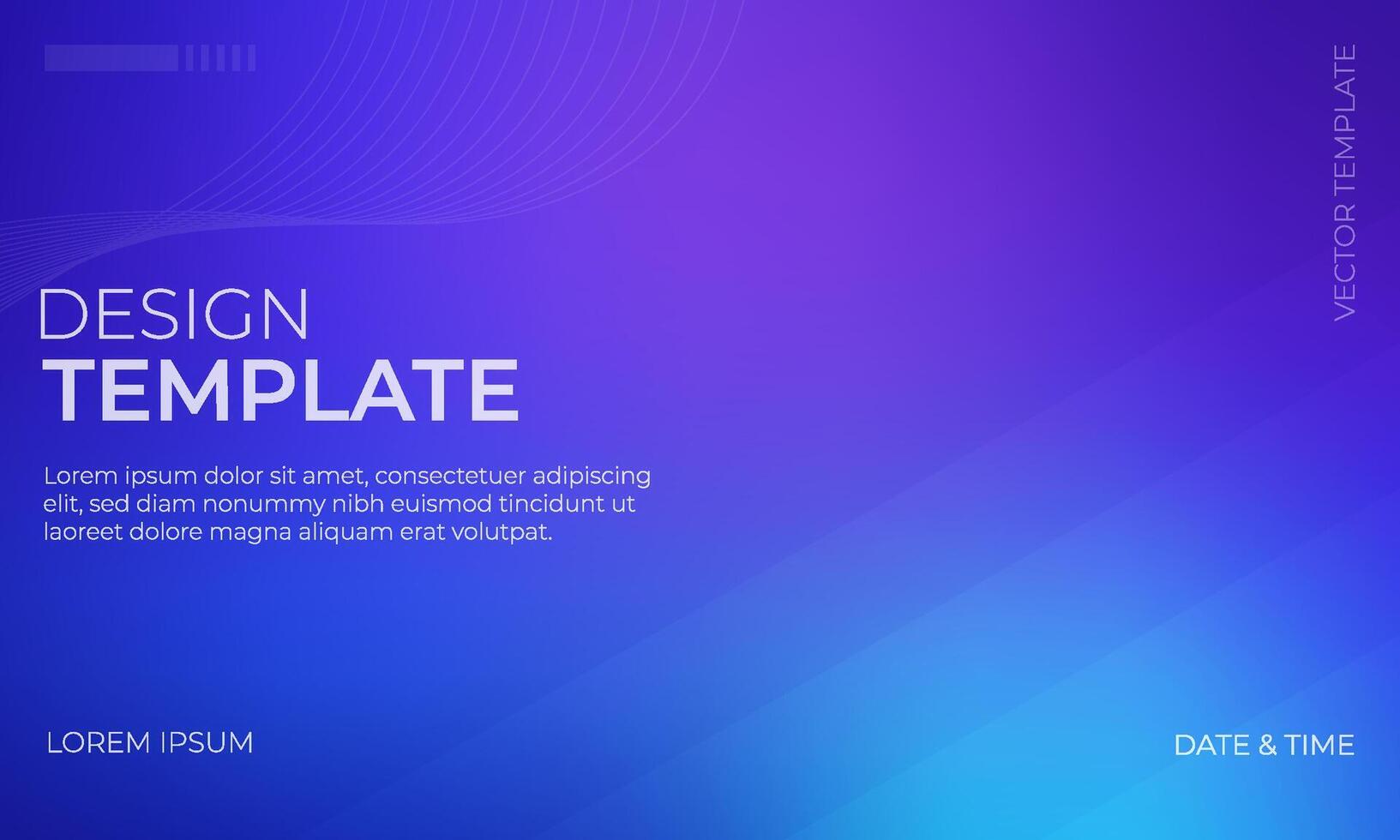 Blue Purple Indigo Gradient Wallpaper Design vector