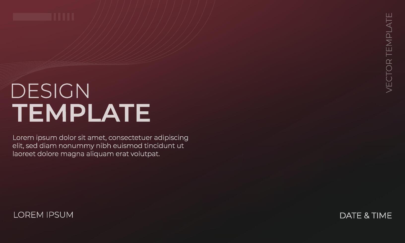 Stylish Black and Maroon Gradient Background Design vector