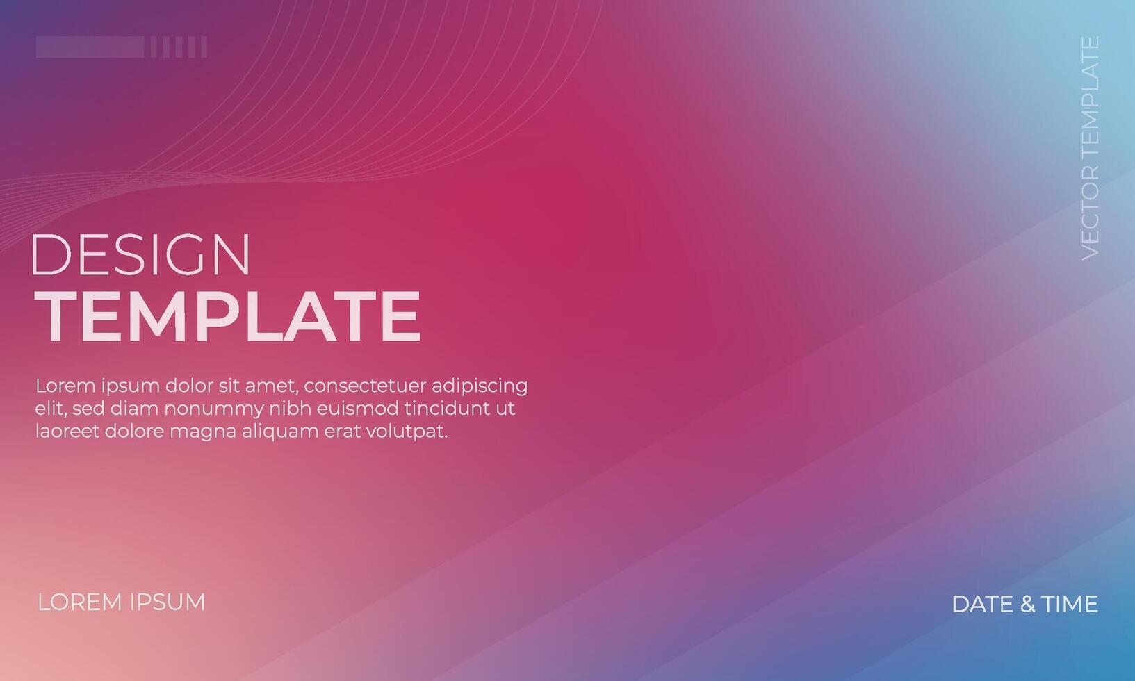 Elegant Blue Pink Maroon Gradient Background Design vector