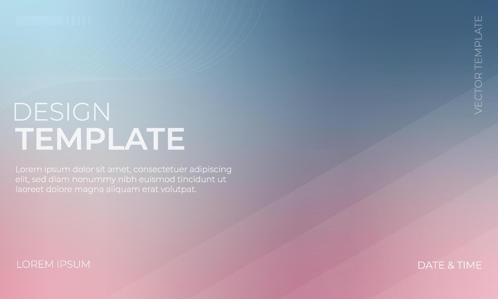 Sleek Gradient Background in Blue Pink and Gray Hues for Minimalist Designs vector