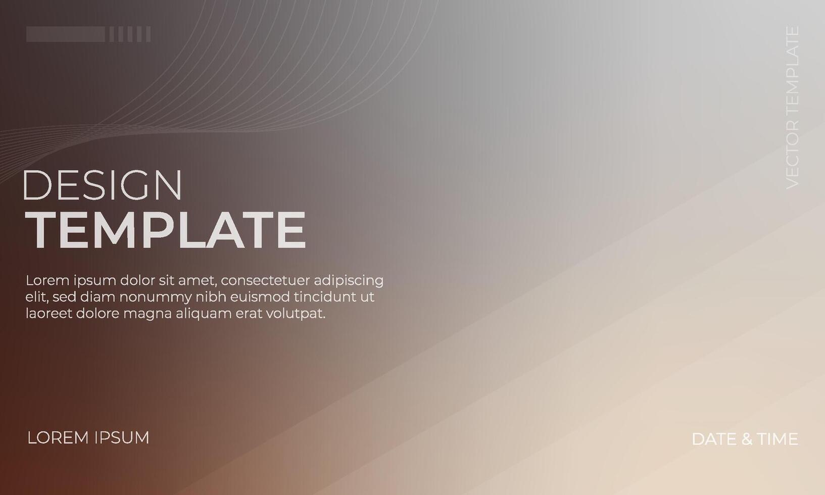 Elegant Gray and Brown Gradient Background vector