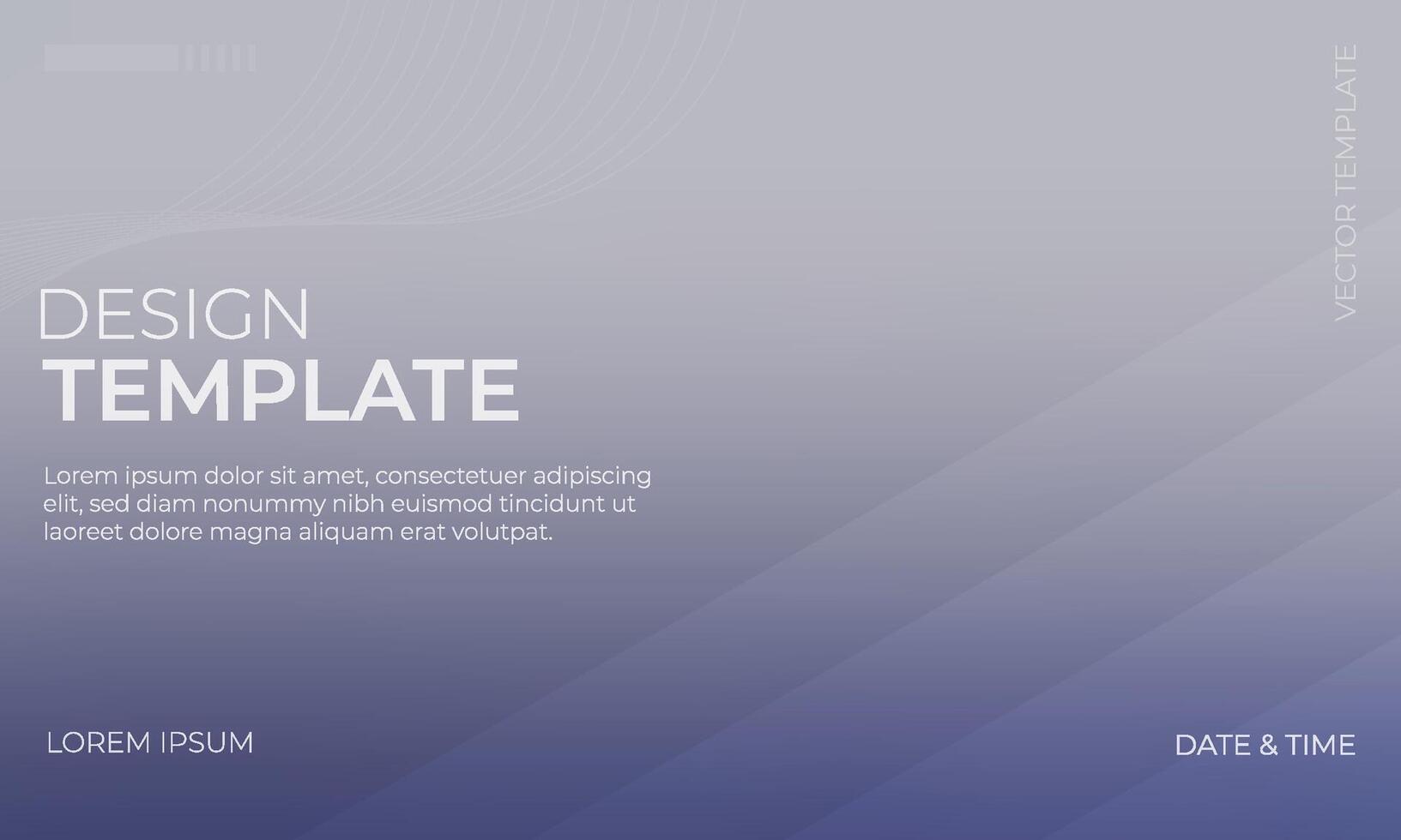 Elegant Gray and Indigo Gradient Background Illustration vector