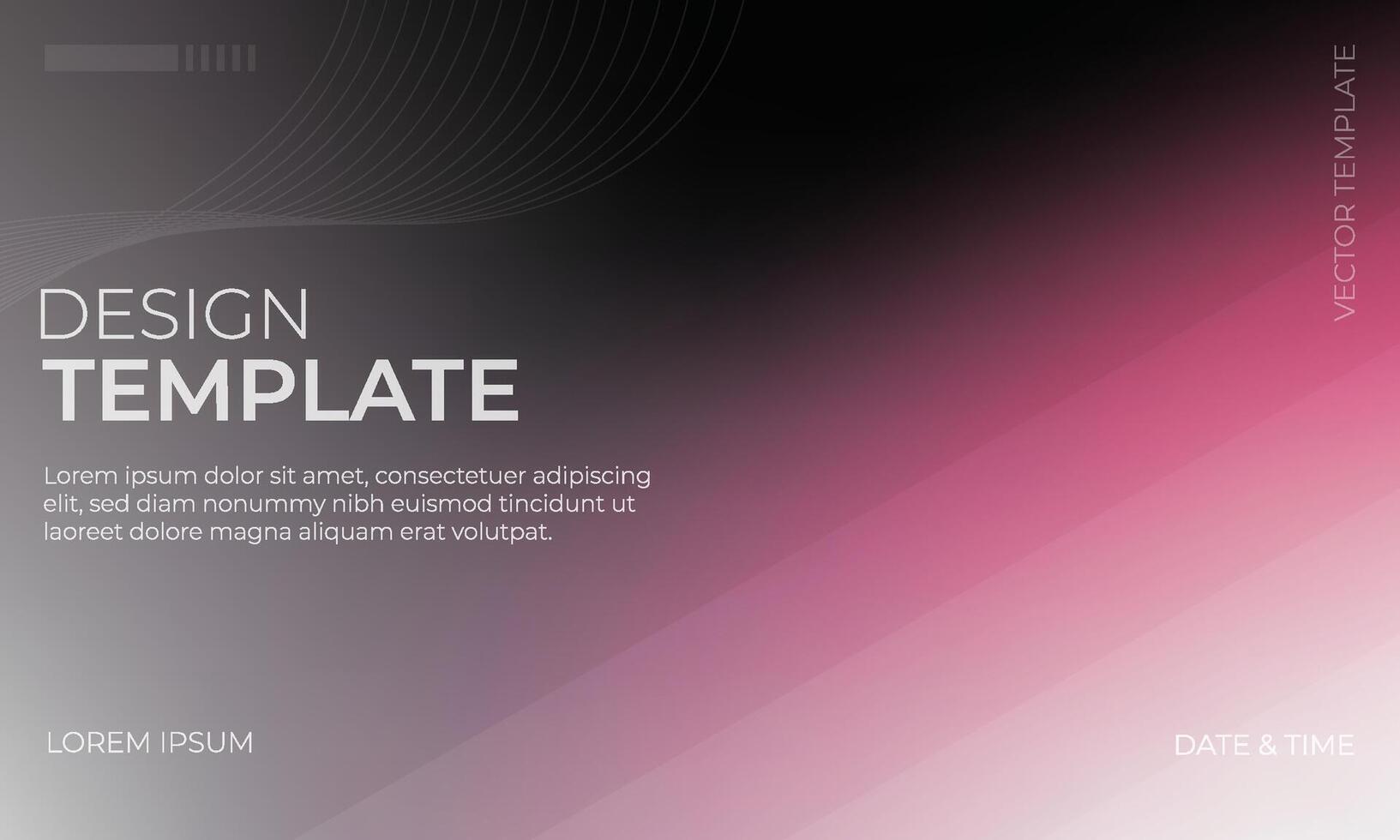 Minimalist Black Pink Gray Gradient Background Texture vector